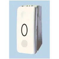 Intrerupator modular cu revenire+LED, alb 1010, STIL