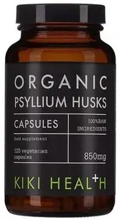 Organic Psyllium Husks, 850 mg, 120 capsule, Kiki Health