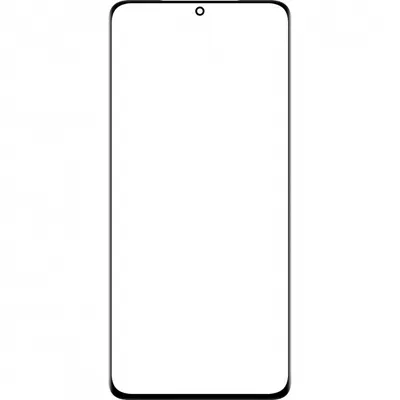 Geam Ecran + Edge Glue / OCA Forward Guard pentru Samsung Galaxy S21 Ultra 5G G998, Negru