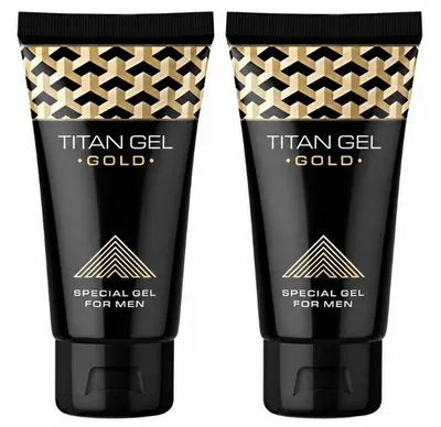 *Titan Gel Gold x 2 – pentru marirea penisului si erectii puternice - 100 ml