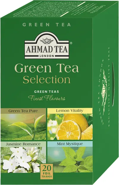 Green Tea Selection Ceai verde, 20 de pliculețe, Ahmad Tea