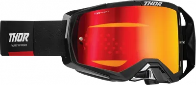 Ochelari cross atv Thor Activate, lentila oglinda, culoare negru