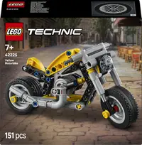 Constructor LEGO Technic - Motocicletă galbenă (42225)