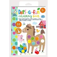 Carte de colorat Dots4Fun - Animale de ferma