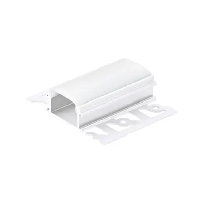 LED-Stripe Tiles Profile opal Abd. white, 1000mm