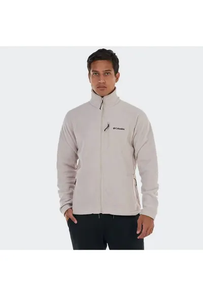 Jacheta sport Fast Trek - fleece - culoare gri - croiala regulata - 100% poliester