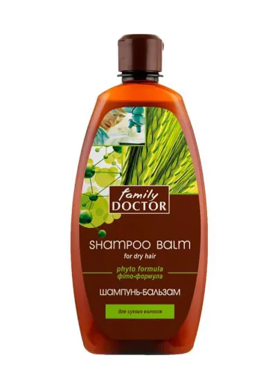 Family Doctor Sampon-Balsam Fito-formula pentru par uscat 500 ml
