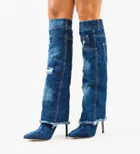 Cizme dama Outback Albastre 2