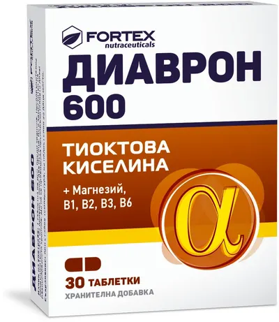 Diavron 600, 30 tablete, Fortex