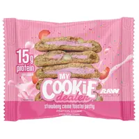 Biscuit Proteic cu Aroma de Prajitura cu Crema de Capsuni 63g