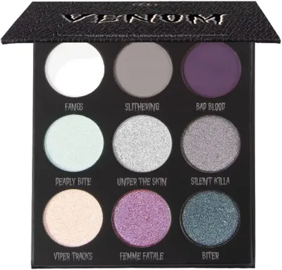 BH Cosmetics Poison - Paletă de farduri Venom, 9 culori