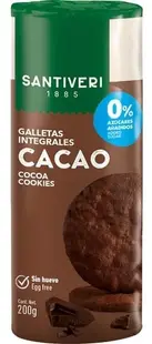 Digestive Biscuiți integrali cu cacao, 200 g, Santiveri