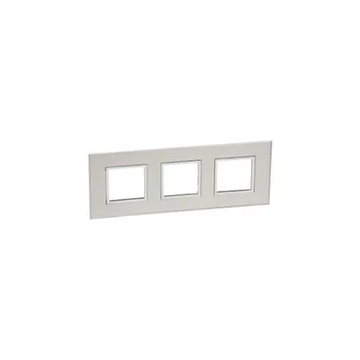 Placa Arteor - French/German standard - patrat - 3 x 2 module -stainless steel