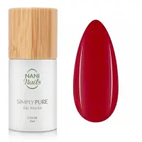 NaniNails Simly Pure unghii cu gel folosind UV / lampă cu LED culoare Dark Rose 5 ml
