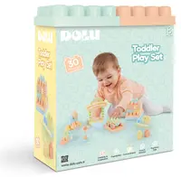 Constructor pentru bebeluși Dolu - Toddler Play Set, 30 piese
