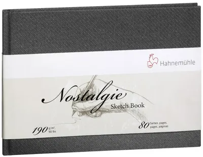 Bloc de schițe Hahnemuhle Nostalgie - A5, 40 de coli, orizontală