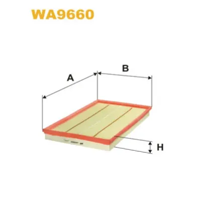 Filtru aer WIX FILTERS WA9660
