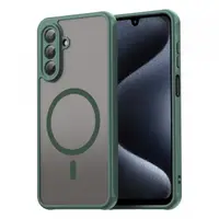 Husa MagSafe pentru Samsung Galaxy A17 5G, Techsuit, HaloFrost II, Verde