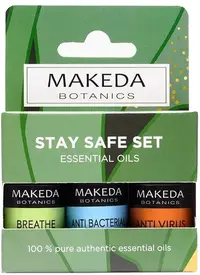 Makeda Botanics Set de aromaterapie Stay Safe, 3 x 10 ml