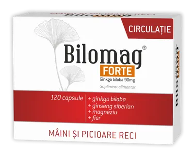 Bilomag forte Circulatie, 120 capsule, Zdrovit