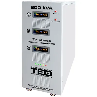 STABILIZATOR tensiune trifazat 380V 200kva 142Kw