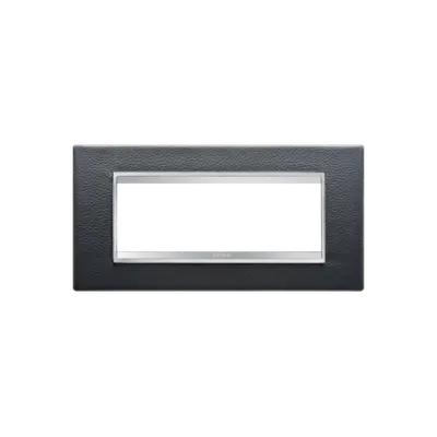 Placa ornament Chorus LUX - LEATHER - 6 module- BLACK - CHORUS