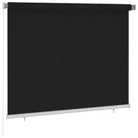 vidaXL Jaluzea tip rulou de exterior 185 (l) x 140 (î) cm, neagră