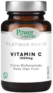 Platinum Range Vitamin C, 1000 mg, 30 tablete, Power of Nature