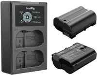 Incarcator si baterii SmallRig - EN-EL15 Kit, 2x EN-EL15, negru