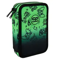 Penar echipat cu 2 compartimente, Coolpack, Jumper 2, Game Over, Verde
