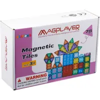 Set de constructie magnetic 3d - 78 piese