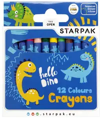 Creioane colorate Starpak Dino - 12 culori