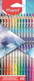 Creioane colorate Maped Arctic Vibes - 12 buc