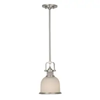 Lampa suspendata Parker Place 1 Light Mini Pendant Brushed Steel
