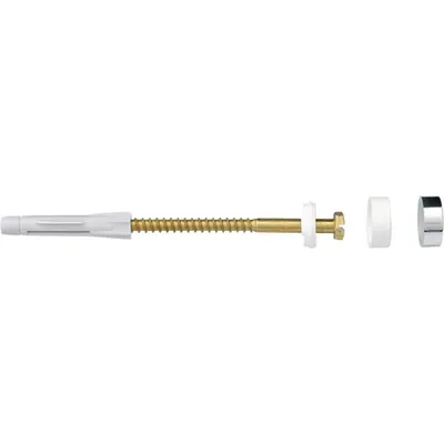 CELO Standing toilet installation set WC alb si chrome