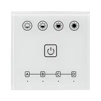 Dimmer Tactil Smart Perete, 2.4g Rf, Iluminat Led, Gama Rf 2.4g (ssd), 4 Zone