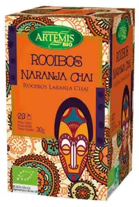 Ceai bio Rooibos cu portocale și condimente, 20 pliculețe filtrante, Artemis Bio