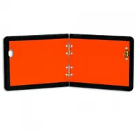 Placa ADR 300X120 MM aluminium pliabila vertical Hico