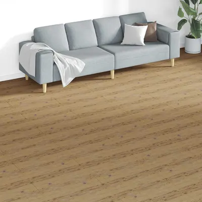 vidaXL Plăci de Pardoseală Maro Nuc 5,26 m² 18 buc. PVC