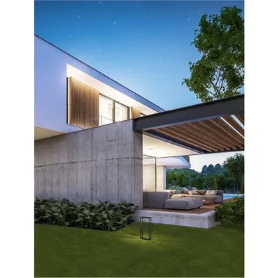 Pitic COSMIC Inchis Anthracit Aluminiu turnat Aluminiu & Sticla clara LED 8W 220-240V 491Lm 3000K IP65