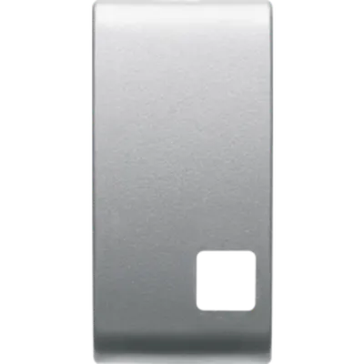 Tasta buton pentru PUSH-BUTTON PANEL - se completeaza cu lentila - 1 MODULE - TITANIUM - CHORUS