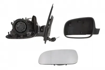 Oglinda laterala Stanga mecanic, asferice potrivit SEAT AROSA; VW LUPO I