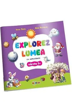 Explorez lumea cu autocolante 5 ani+