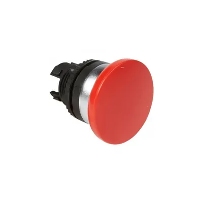 Osmoz non illuminated spring return head - mushroom head u009DØ40 - rosu