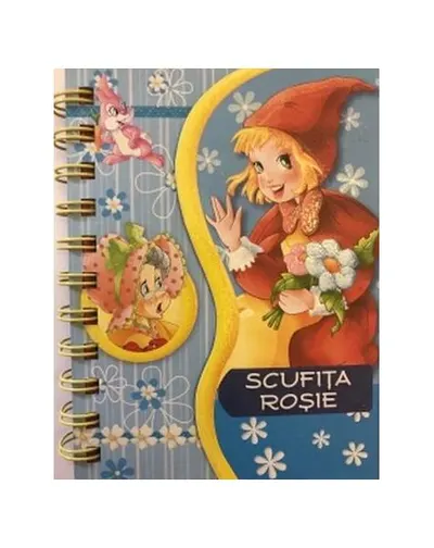 Scufița roșie. Poveste și activități (carte cu spirală) - Hardcover - ***