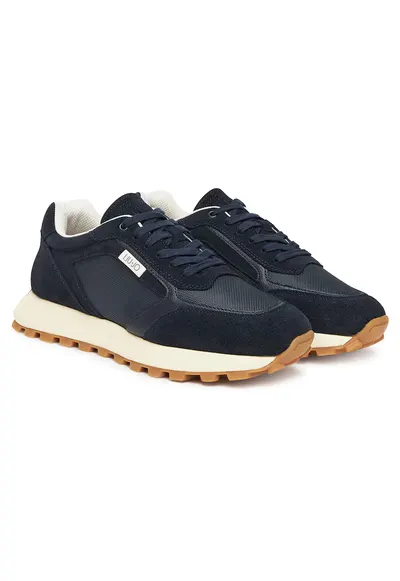 barbati bleumarin - piele naturala - Bleumarin