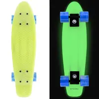 Placă skateboard fiska neon Spokey Neo fosforescentă