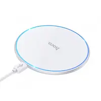 Incarcator Retea Wireless HOCO CW6 Pro, 15W, 1.67A, Alb