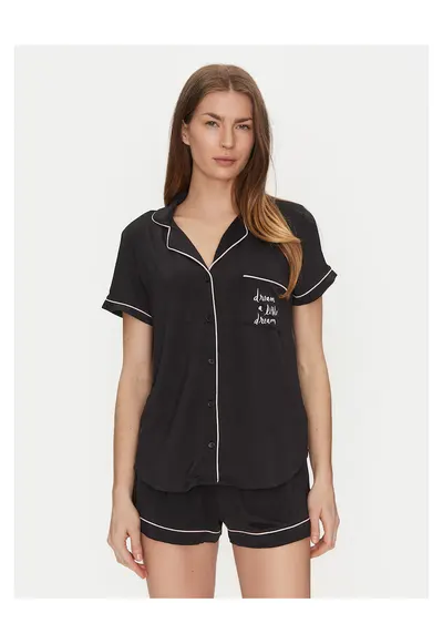 Pijamale scurte de dama negre