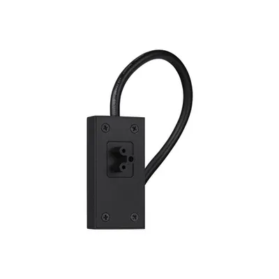 LINEAR Nisipiu Negru Aluminiu End Cap cu cable Used for the beginning cap connect cu lamp & input